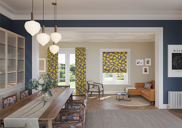 Magali, Ochre - Roman Blind - Image 8